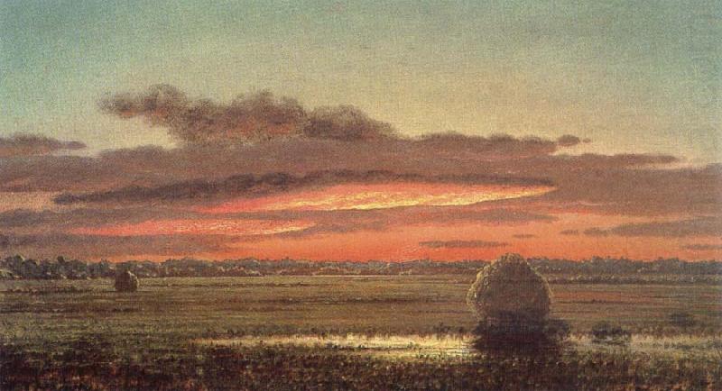 Martin Johnson Heade Sunset above the swamp china oil painting image
